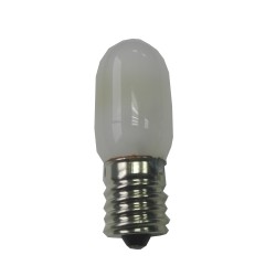 Lampe 220v 15w E16 verre opaque