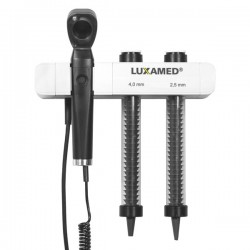 Otoscope "LUXASCOPE AURIS LED" sur station murale + distributeur de spéculums
