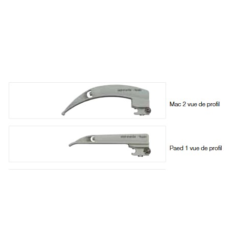 DESTOCKAGE: Lame de laryngoscope F.O. SANALON - HEINE