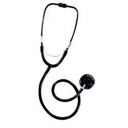 DESTOCKAGE: Stéthoscope simple pavillon "Stéthocolor" ADULTE noir